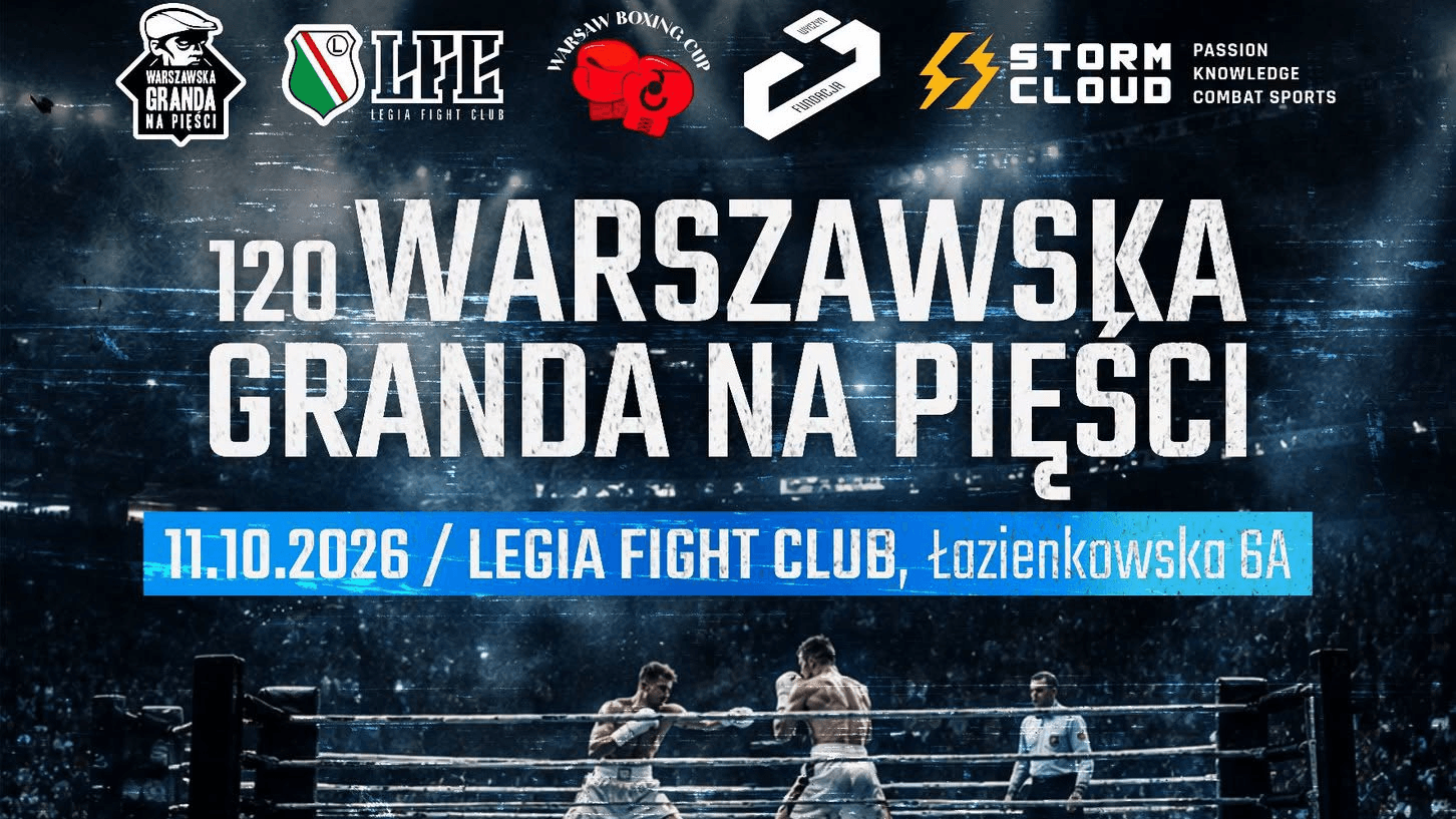 Plakat wydarzenia 120 Warszawska Granda na pięści