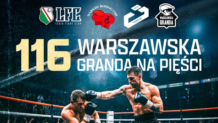 Plakat wydarzenia 116. Warszawska Granda na pięści